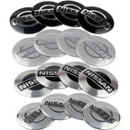 4Pc 56/60mm Wheel Center Hub Rim Caps Car Wheel Hub Covers Fit For Nissan X-Trail Qashqai Almera Note Leaf J10 Teana V36 Tiida
