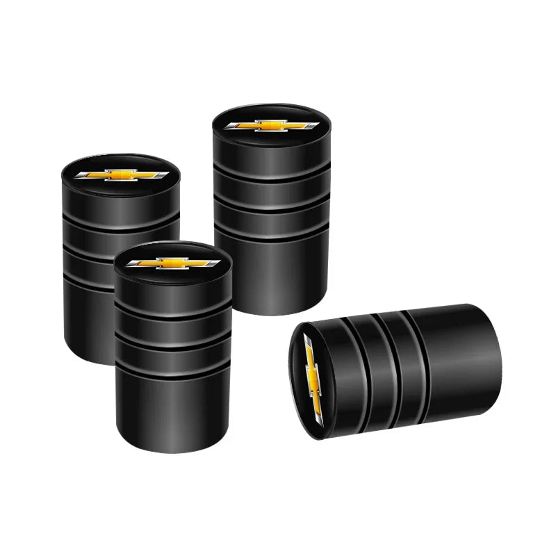 4Pcs Car Styling Wheel Tire Valve Air Stem Cap Duust Covers For Chevrolet Tracker Optra Lanos SS Sail Corsa Matiz Avalanche Onix