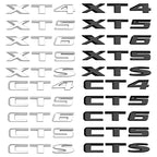 3D Car Rear Trunk Sticker Logo Letters Decals Badge For Cadillac CT4 CT5 CT6 CTS XT4 XT5 XT6 XTS ATS AWD 25T 28T 40T Accessories