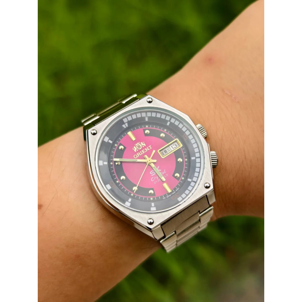 Mechanical Watch All Men's Mechanical Watch Night Light Display Waterproof Hollow Dial Full Function Orient WAtch