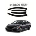 Suitable for Honda Civic 2016-2019 car parts black acrylic sunshade visor sunshade windshield visor
