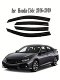 Suitable for Honda Civic 2016-2019 car parts black acrylic sunshade visor sunshade windshield visor