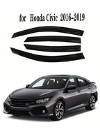 Suitable for Honda Civic 2016-2019 car parts black acrylic sunshade visor sunshade windshield visor