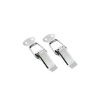 Universal Cars Accessaries 2Pcs Fastener Clip Alloy Mount Hood Pin Bonnet Lock Kit Tunning Lock Kit Down Hood Lock Latch Pins