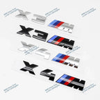 3D ABS For BMW M Logo X1 X2 X3 X4 X5 X6 X7 E84 E83 F39 F48 G01 Car Letter Rear Trunk Bumper Emblem Sticker Decal Badge Styling