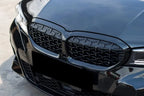 XVIP For BMW G20 3-Series G20 G21 G28 2019-2023 Front Bumper Hood Kidney Racing Grilles Replacement Black Diamond Meteor Style