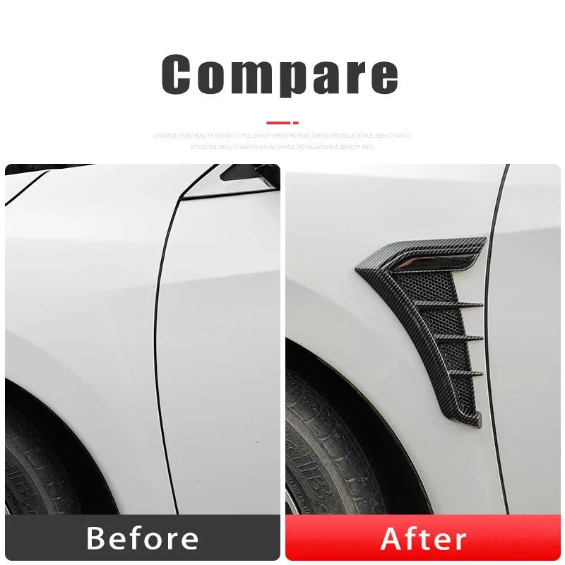 Car Emblem Side Leafboard Sticker Flank Fender Modified Fit For Bmw M Performance X1 X3 X4 X5 E87 F20 E36 E46 E90 E39 F10 X6 F16