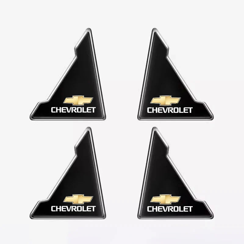 4Pcs Car Door Silicone Buffer Stickers Anticollision Anti Scratch For Chevrolet Spark Captiva Cruze Malibu Equinox Trax Camaro