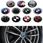 4Pcs 56mm 60mm 65mm Car Wheel Tire Center Emblem Decal For BMW M E90 E60 E46 E39 F10 E87 X3 X4 X1 G30 G20 Cover Hub Caps Sticker