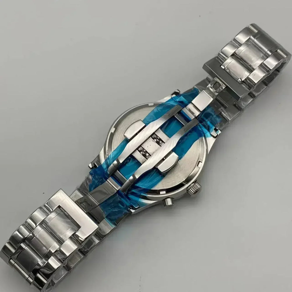 Orient Watch Mechanical Wristwatch Japanese Movement Stainless Steel Bracelet Folding Clasp with Luminescent