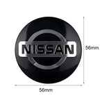 4Pcs 56MM Wheel Center Hub Cap Badge Emblem Decal Stickers Fit For Nissan Nismo Tiida Teana GTR 350Z 370Z 240SX Juke Note