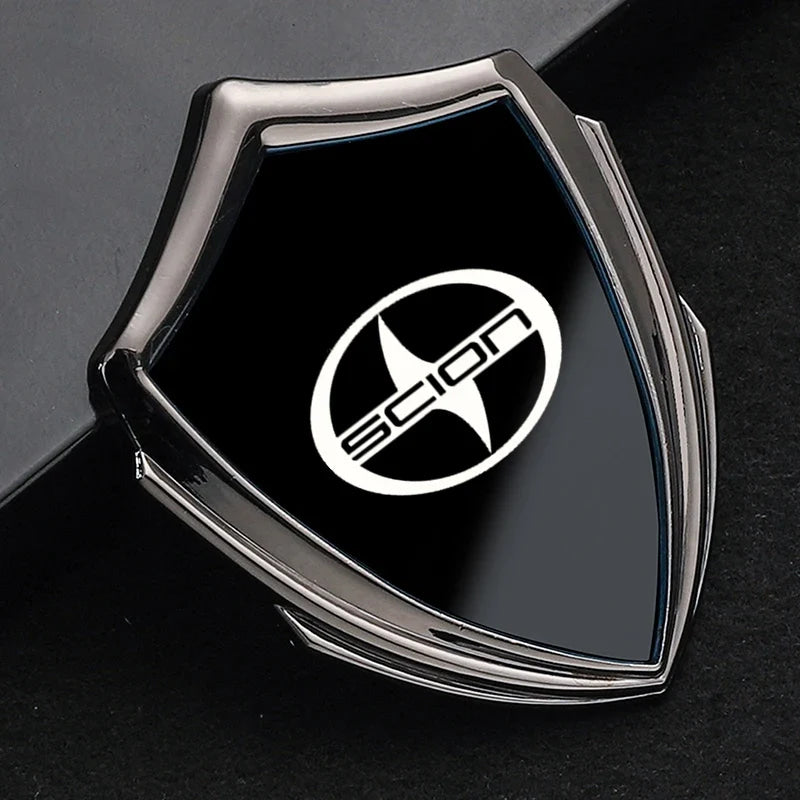 auto accessory 3D metal accsesories car stickers for Toyota scion XA XB XD IQ TC