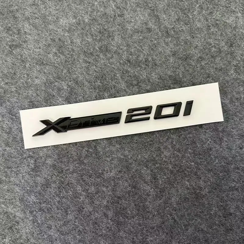 3D ABS Car Mudguard Trunk Emblem Sticker XDrive  20i 23i 25i 28i 30i 35i 40i 45i 48i 50i 55i Badge Decal Decor Fit for X3 X5