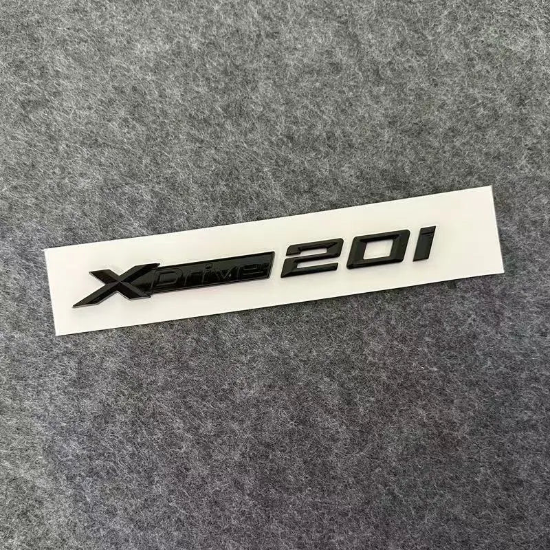 3D ABS Car Mudguard Trunk Emblem Sticker XDrive  20i 23i 25i 28i 30i 35i 40i 45i 48i 50i 55i Badge Decal Decor Fit for X3 X5