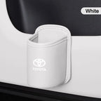 For Toyota Car Door Water Cup Holder Back Seat Drink Rack Leather Storage  Corolla Yaris Prius Camry Auris Avensis car sticker