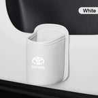 For Toyota Car Door Water Cup Holder Back Seat Drink Rack Leather Storage  Corolla Yaris Prius Camry Auris Avensis car sticker