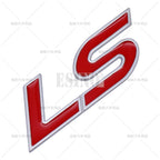 Car Styling 3D LS Car Metal Alloy Rear Trunk Fender Adhesive Badge Body Tailgate Displaceme Emblem For Cadillac CTS Escalade