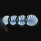 18X5.8CM LED Badge Light Exterior for Audi Q2 Q8 A1 A2 Q3 A3 A4 A5 A6 A7 A8 Q5 Q7 TT Car Rear Trunk Emblem Sticker Accessories