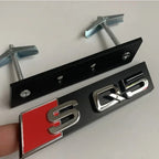 1Pc Audi Car Grill Badge Front Emblem for Audi Sticker S5 S6 S7 S8 RS3 RS4 RS5 RS6 RS7 RS8 SQ3 SQ5 Auto Modification Accessories