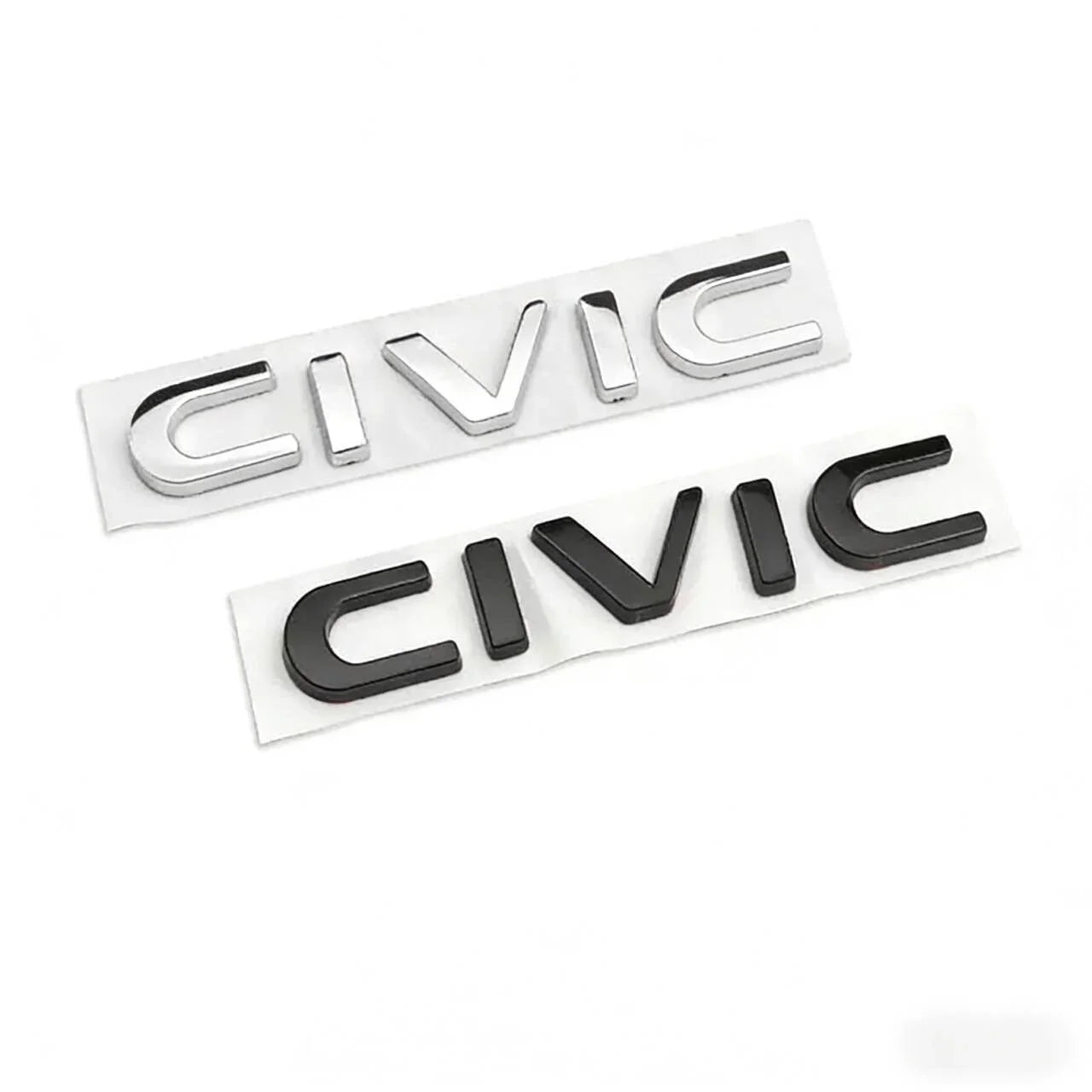 ABS Car Rear Trunk Letters 3D Emblem Tail Badge Sticker for Honda CIVIC Logo Decals Auto Stickers Styling Decoration