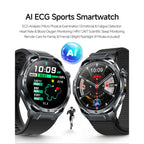 2026 New ECG AI Health Smartwatch for Men 1.53"AMOLED BP/Heart Rate Monitor BT Call IP68 Waterproof Smart Watch for Android IOS