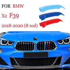 ABS Car Grille Trim Strip For BMW X1 X2 X3 X4 X5 X6 X7 E84 F48 F49 F39 E83 F25 G01 F26 G02 E70 F15 E53 G05 E71 E72 F16 G06 G07