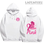 Family Pack Pink Awareness Ribbon Hoodies Survivor Support Winter Collection Spring and Autumn‌ Pink Ribbon Breast Cancer Gifts