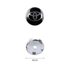 4Pcs 60MM Car Wheel Center Hub Caps Badge Tire Rim Covers For Toyota Fortuner Chr Verso Prius Hiace Yaris TRD Corolla GR Sport