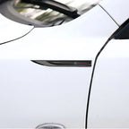 1 Pair Car Side Fender Knife Stickers Emblem Badge Decals Trim Styling for Mercedes Benz AMG W203 W206 W220 W205 W211 W212 W201