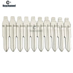 Keychannel 10pcs #137 HYN10 Metal Blank Flip Blade KD VVDI Remote Key SSY3 Blade For Ssangyong S170 Uncut Car Key Replace Blade