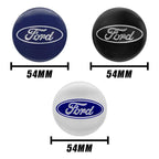 4pcs 56mm 60mm 54mm For Ford Ranger Focus Kuga Mustang Mondeo Fusion Esco Logo Car Wheel Center Hub Cap Rim Cover Emblem Sticker