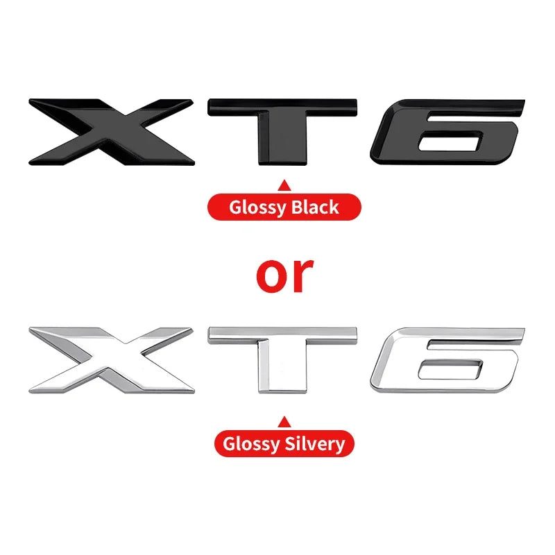 3D Car Rear Trunk Sticker Logo Letters Decals Badge For Cadillac CT4 CT5 CT6 CTS XT4 XT5 XT6 XTS ATS AWD 25T 28T 40T Accessories