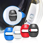 4PCS Car Door Lock Cover Stainless Steel Protection Accessories For Toyota Hilux Scion CHR Rav4 Tacoma Raize Fortuner Prado Voxy