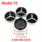 4Pcs 60mm 75mm Car Wheel Center Hub For Mercedes Benz AMG class W205 W203 GLC GLK W206 W220 W211 A180 Cap Rim Cover Accessories