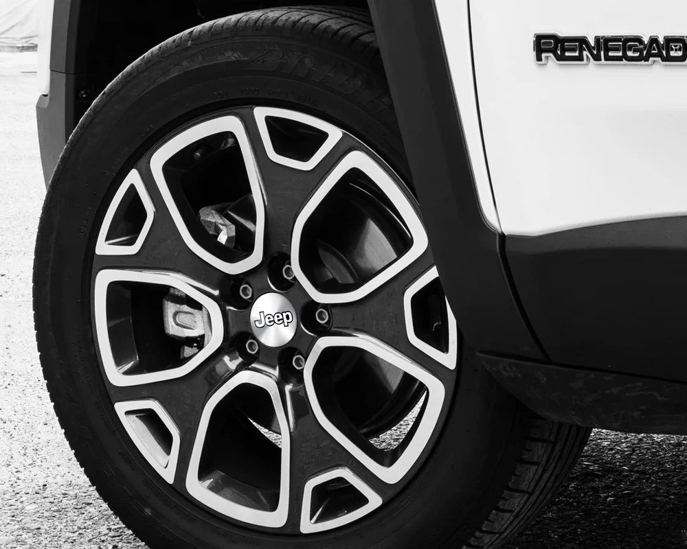 4pcs Car Styling Wheel Center Hub Caps Tire center Covers Hubcap For Jeep Grand Cherokee Wrangler JK Gladiator Compass Renegade