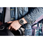 PAGANI DESIGN Vintage 42MM GMT Men's Watch PD1682 Automatic Mechanical Timepiece Sapphire Stainless Steel 100M Waterproof Retro
