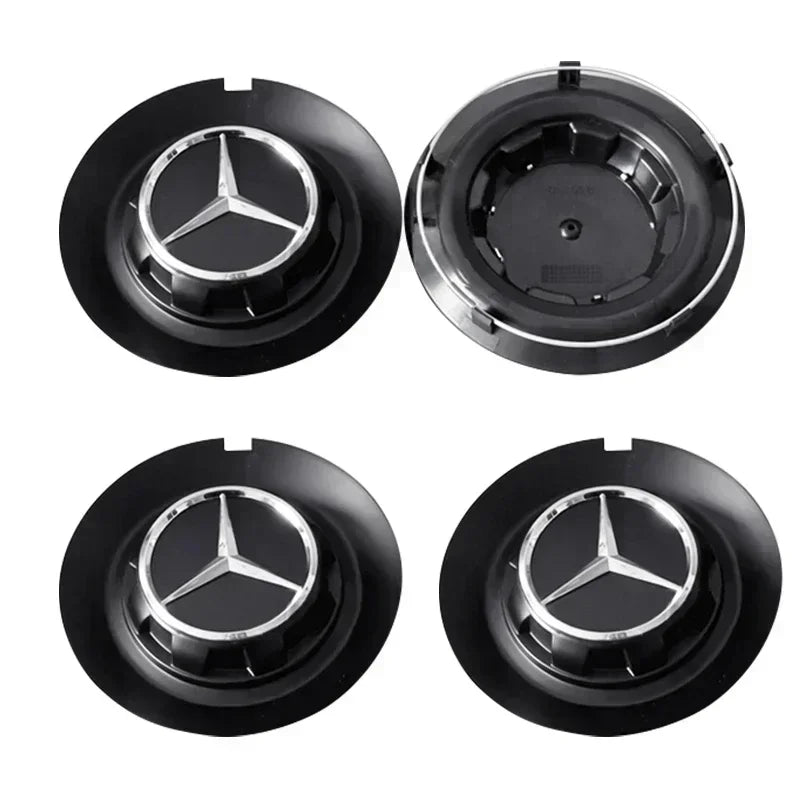 4PCS 147mm C-1028 17028 Car Styling Wheel Center Cap Hub Covers Badge Car Accessories For Mercedes Benz AMG G350 G500 G63 G65