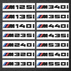 3D ABS Rear Trunk Letter M Emblem Badge Sticker For BMW M125i M135i M140i M235i M240i M320i M330i M340i M350i M440i