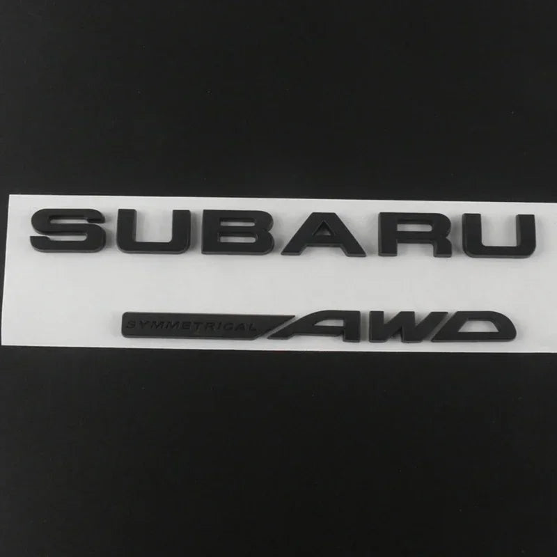 ABS Car Rear Trunk Sticker Emblem for Subaru WRX BRZ STI XV FORESTER IMPREZA LEGACY OUTBACK Auto Body Tail Letter Badge Decal