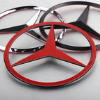 1PCS 70mm Metal Car Engine Emblem Hood Decoration Stickers Accessories for Mercedes Benz AMG W204 W205 W211 CLS CLA Smart Fortwo