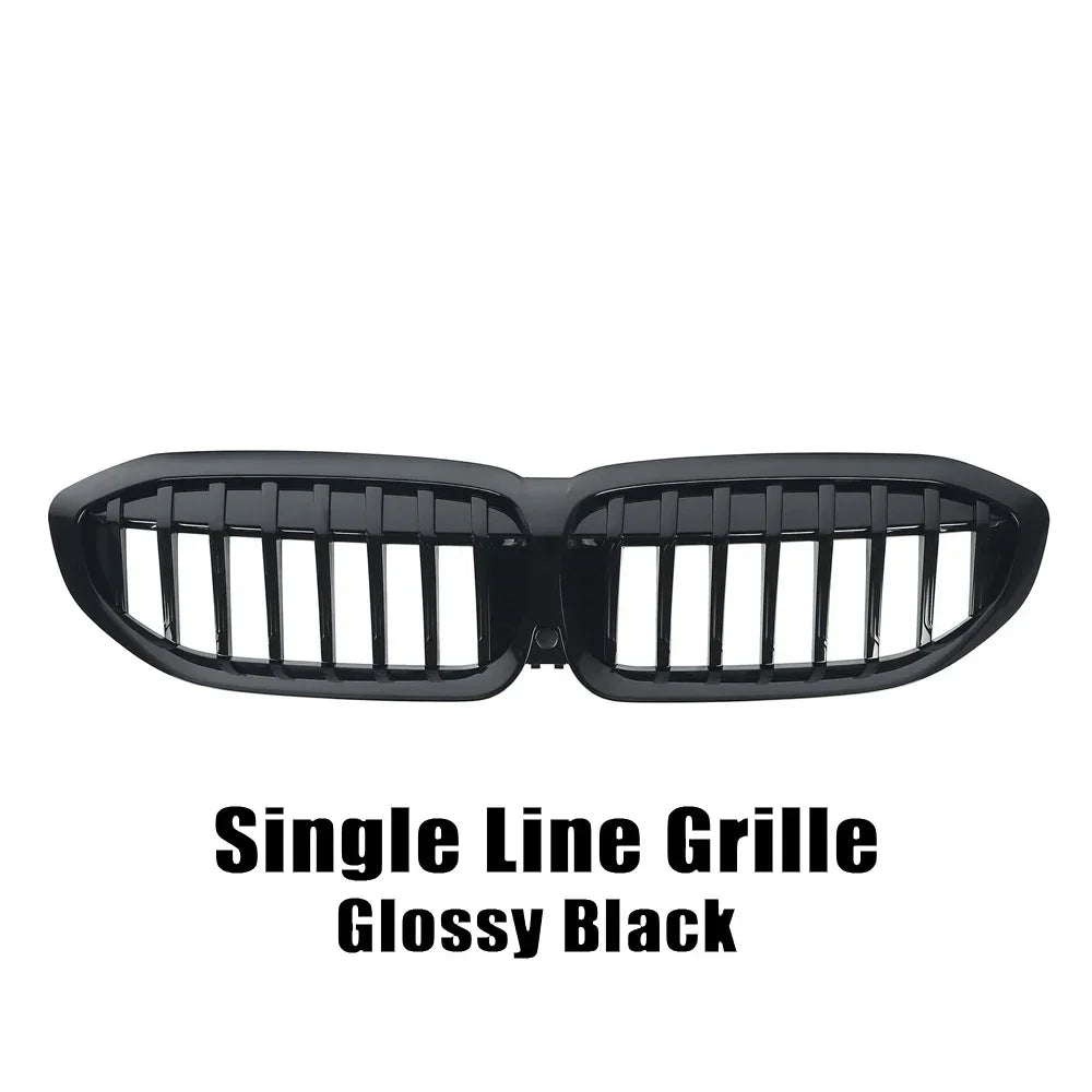 XVIP For BMW G20 3-Series G20 G21 G28 2019-2023 Front Bumper Hood Kidney Racing Grilles Replacement Black Diamond Meteor Style