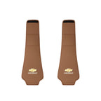 2Pcs Quality Leather Car Seat Headrest Covering Accessories For Chevrolet Corvette Montana TrailBlazer Silverado Traverse Camaro