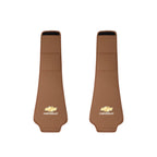 2Pcs Quality Leather Car Seat Headrest Covering Accessories For Chevrolet Corvette Montana TrailBlazer Silverado Traverse Camaro