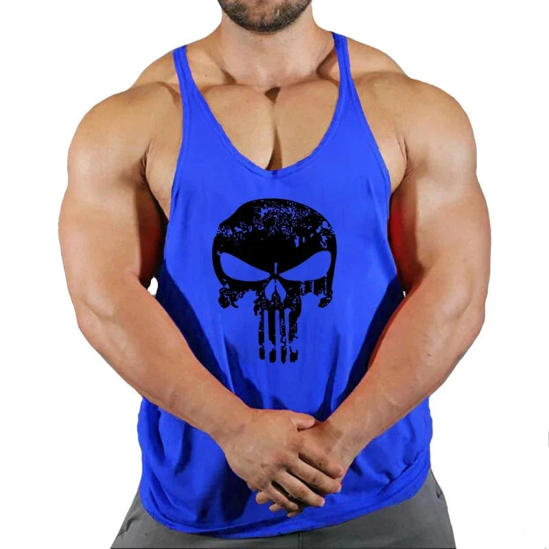 Gym Top Men Shirt Fitness Man Bodybuilding Clothing Men's Clothes Stringer Muscular Vest Singlets Vests Singlet T-shirts Tops