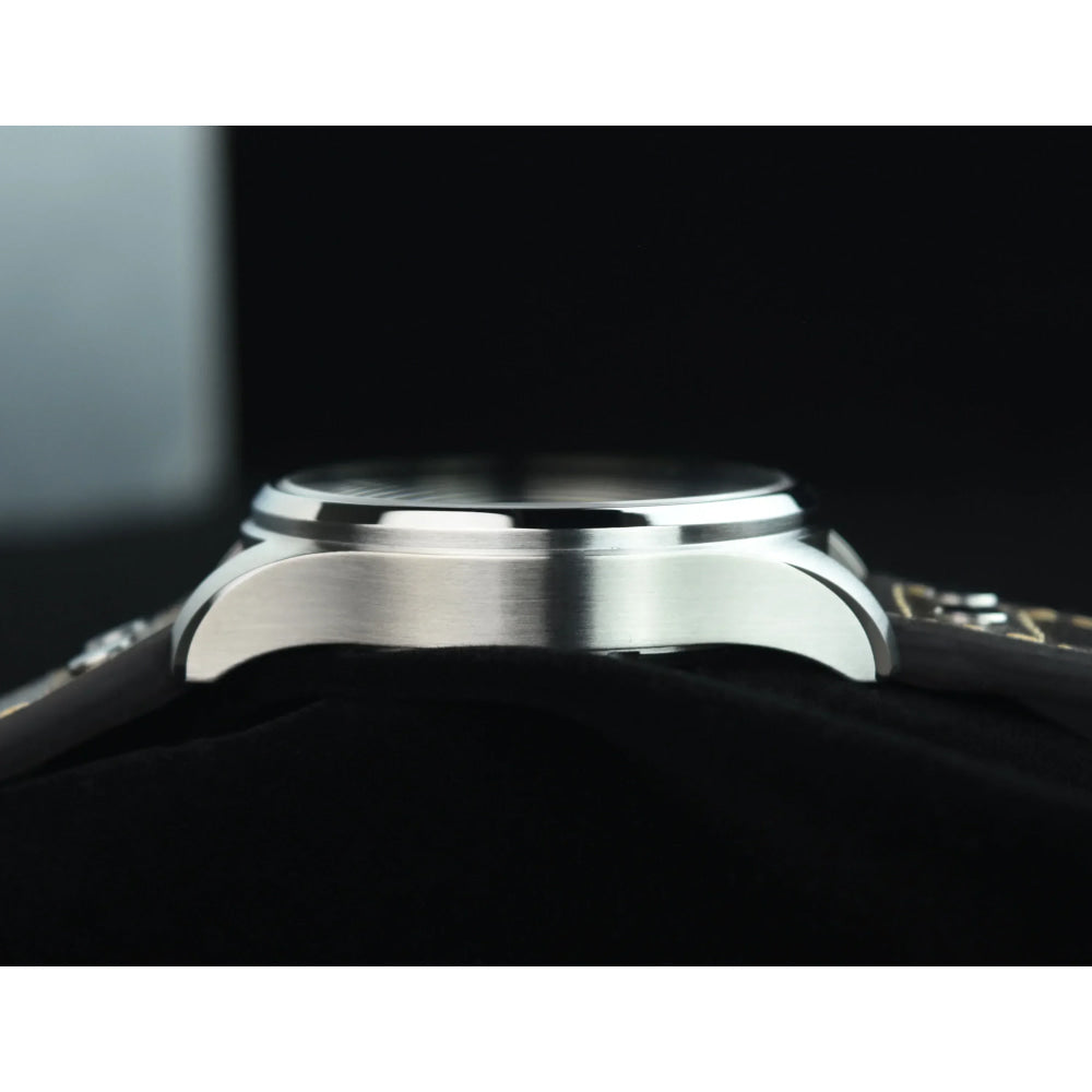 HRUODLAND Pilot Watch for Men BGW-9 Luminous Mechanical Wristwatch 316L Stainless Steel Sapphire Glass 10ATM Waterproof F016