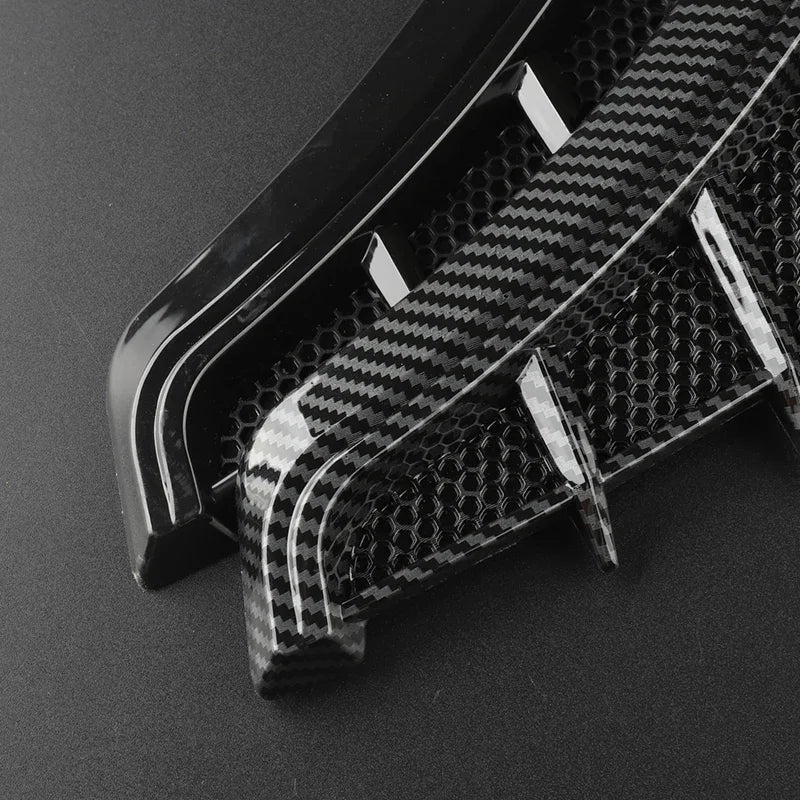 Black Car Fender Side Vents Air Flow Intake Hole Shark 3D Grille Sticker Cover for Ford Focus ST Mondeo Fiesta Kuga Escape Car