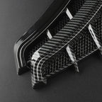 Black Car Fender Side Vents Air Flow Intake Hole Shark 3D Grille Sticker Cover for Ford Focus ST Mondeo Fiesta Kuga Escape Car