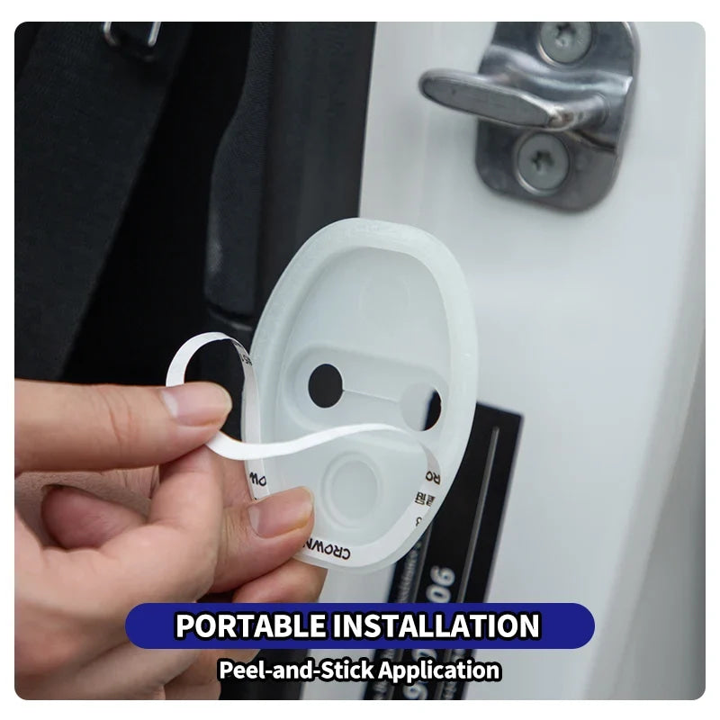 Silicone Car Door Protector - Shockproof, Mute, Dustproof For Chevrolet Silverado Impala Malibu Equinox Cruze Camaro Spark Aveo