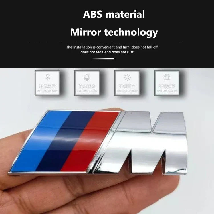 Car Styling Emblem Metal Alloy Car Fender Trunk Badge Stickers For BMW M E46 E90 E60 F30 E39 F20 G30 X1 X3 G01 G02 X5 F16 M3 M4