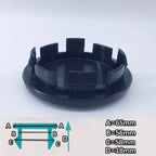 4pcs65mm 68mm For H Honda Mugen Pilot TypeR TypeS Insight CarStyling Wheel Center Hub Caps Cover Replacement Accessoriesstickers
